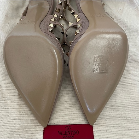Valentino Rockstud T Strap Heels - Picture 3 of 5